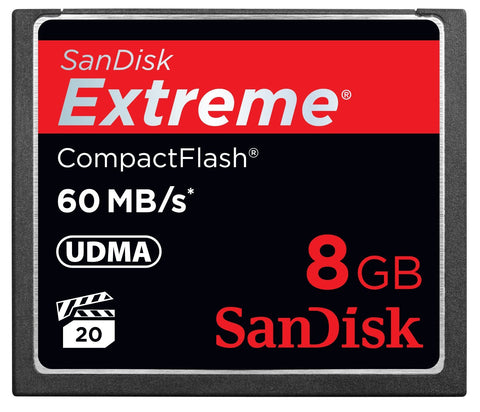 SanDisk Extreme 8GB CompactFlash Memory Card